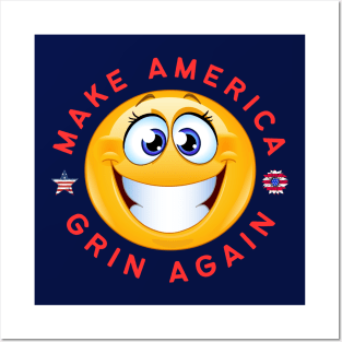 MAGA Make America Grin Again! Posters and Art